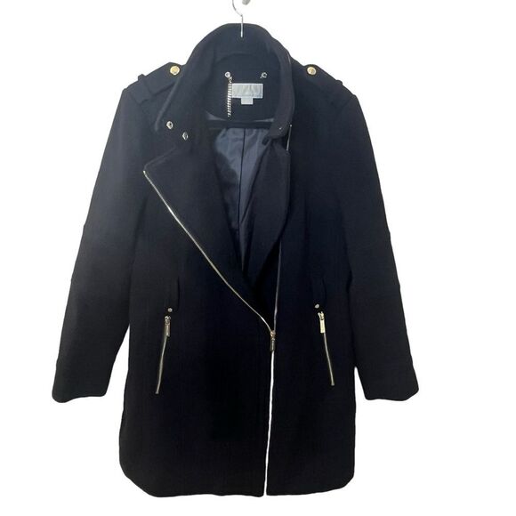 MICHAEL Michael Kors Jackets & Blazers - MICHAEL Michael Kors Asymmetrical Coat Sz L